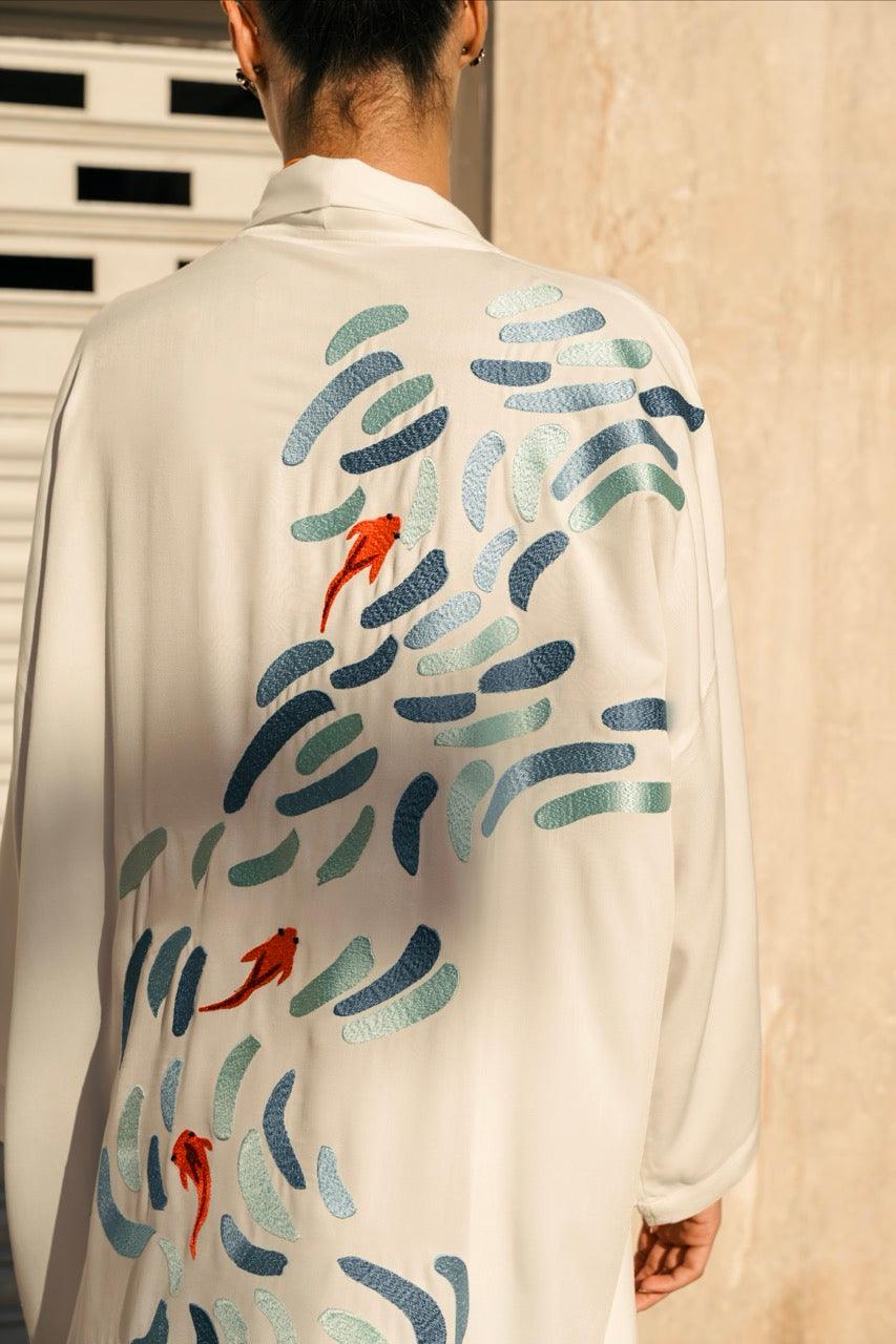 Koi Maxi Kimono, Viskon