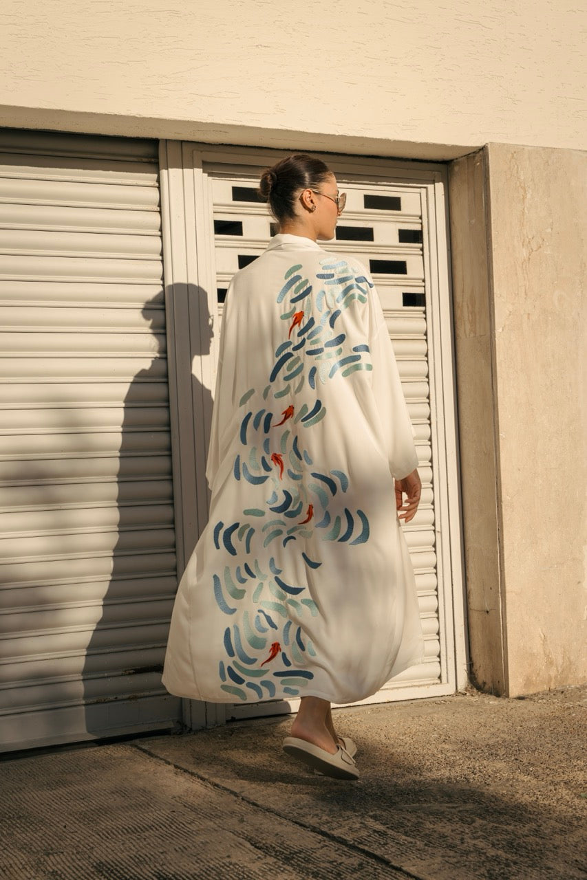 Koi Maxi Kimono, Viskon