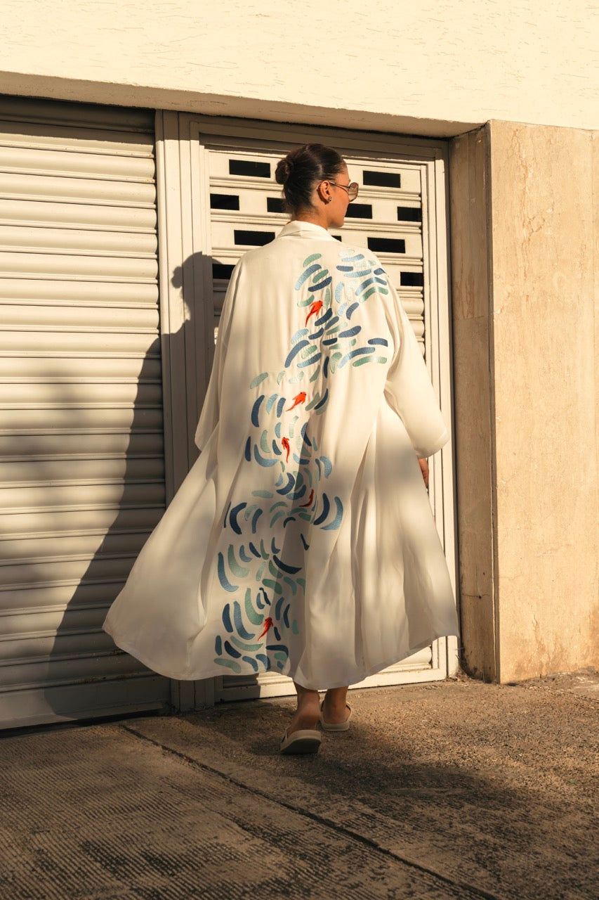 Koi Maxi Kimono, Viskon